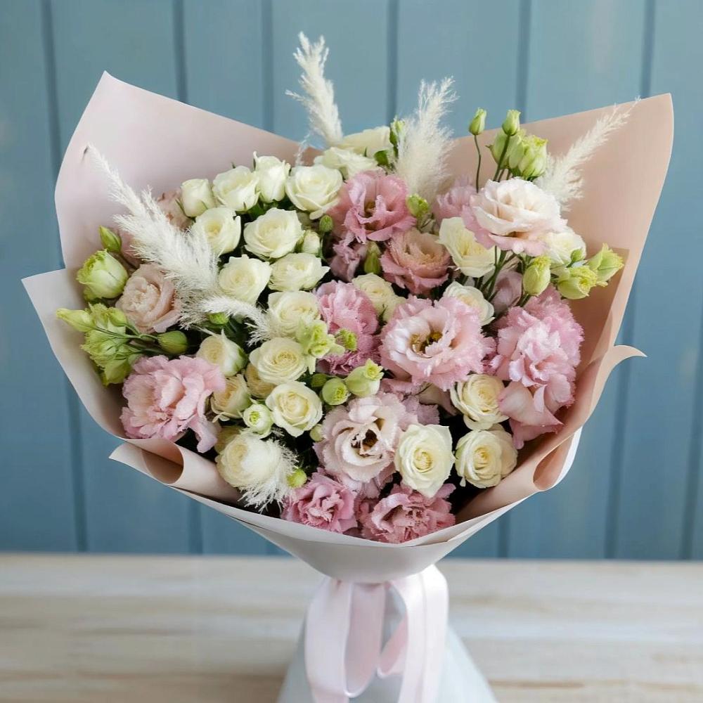 Букет цветов из: Альстромерии и Розы в Чамзинке