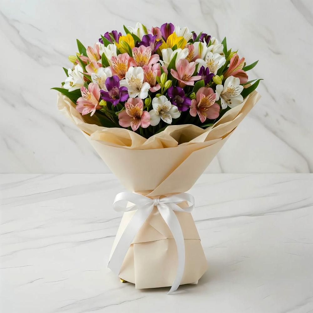 Букет цветов из: Альстромерии в Чамзинке