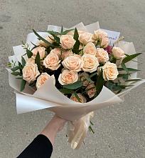 Букет Кремовые розы Латте в Чамзинке