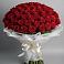 Букет 101 Красная роза Блэк Мэджик в Чамзинке