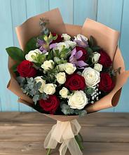 Букет цветов из:  Розы и Альстромерии в Чамзинке
