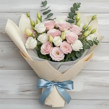 Букет цветов из:  Лизиантусы #REPLACE_PRED# Чамзинке