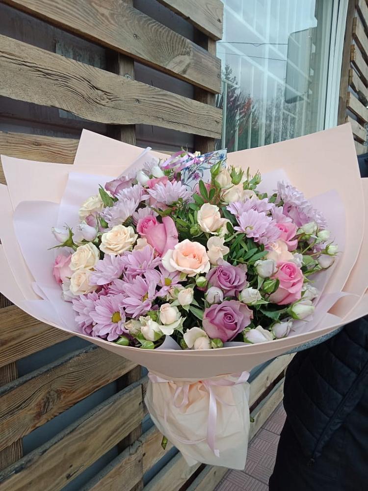 Букет цветов из: Розы и Хризантемы в Чамзинке