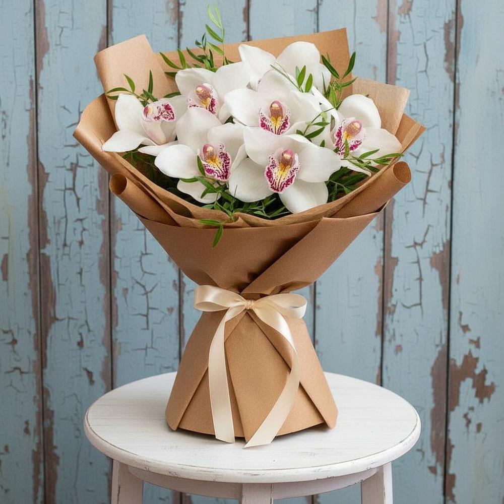 Букет цветов из: Орхидеи и Розы в Чамзинке
