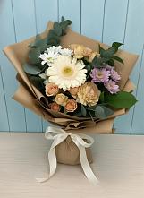 Букет цветов из:  Герберы и Хризантемы в Чамзинке