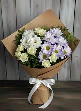 Букет цветов из:  Хризантемы и Розы в Чамзинке