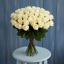 Букет 51 Белая роза Эдлесс Лав в Чамзинке
