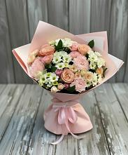 Букет цветов из:  Гвоздики, Розы и Хризантемы #REPLACE_PRED# Чамзинке