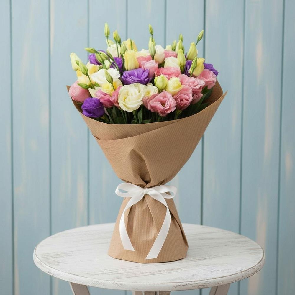 Букет цветов из: Лизиантусы в Чамзинке