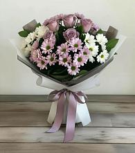 Букет цветов из:  Хризантемы и Розы в Чамзинке