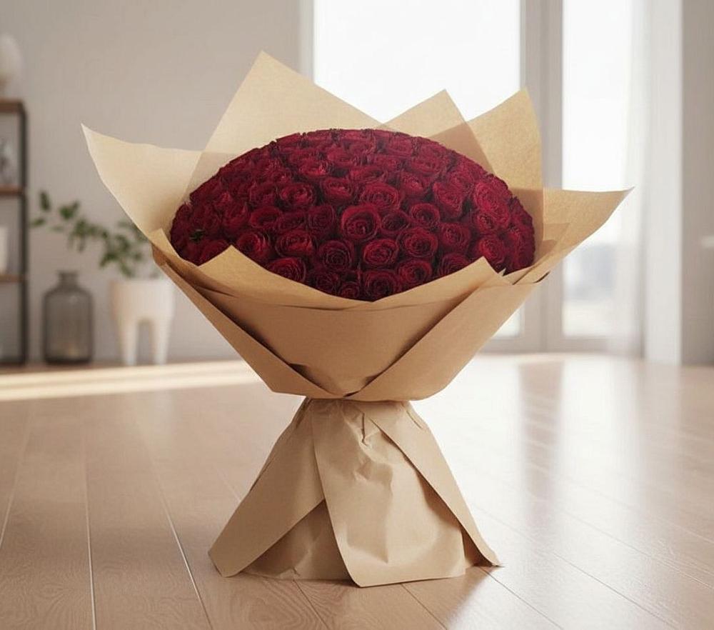 Букет 101 Красная роза в Чамзинке