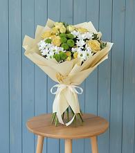 Букет цветов из:  Хризантемы и Розы в Чамзинке