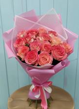 Букет 15 Розовых роз Равель в Чамзинке