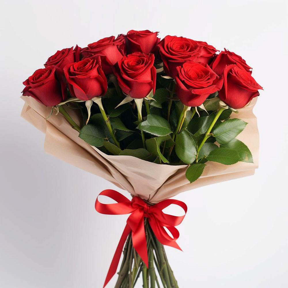 Букет 11 Красных роз Эдлесс Лав в Чамзинке